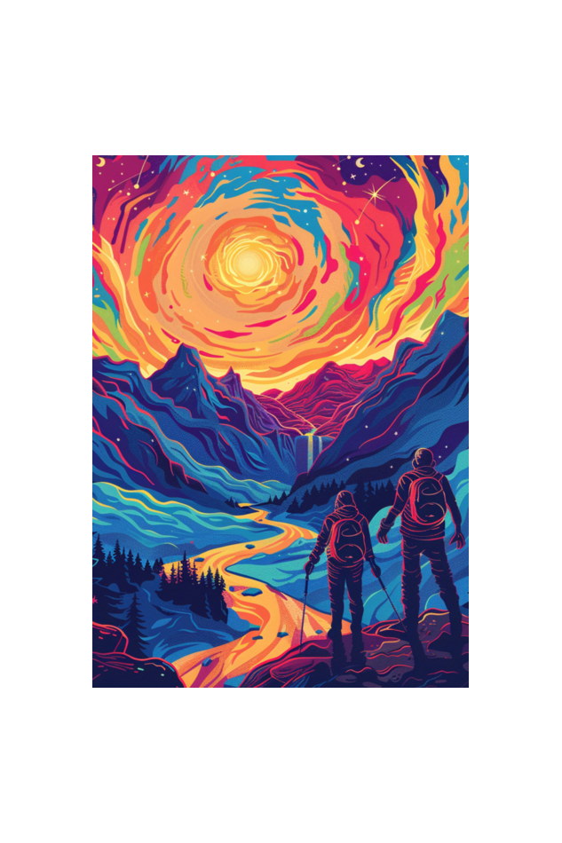 Trippy Adventure Poster