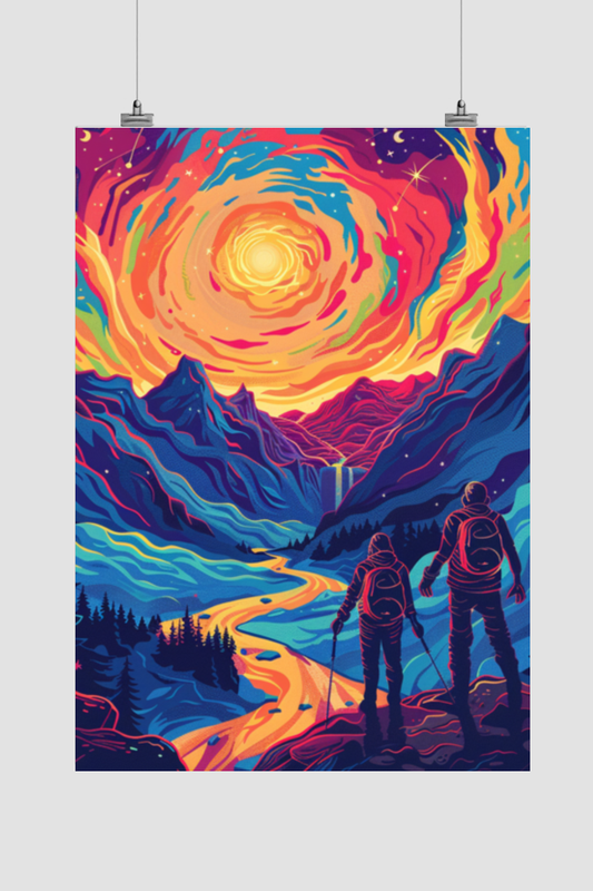 Trippy Adventure Poster