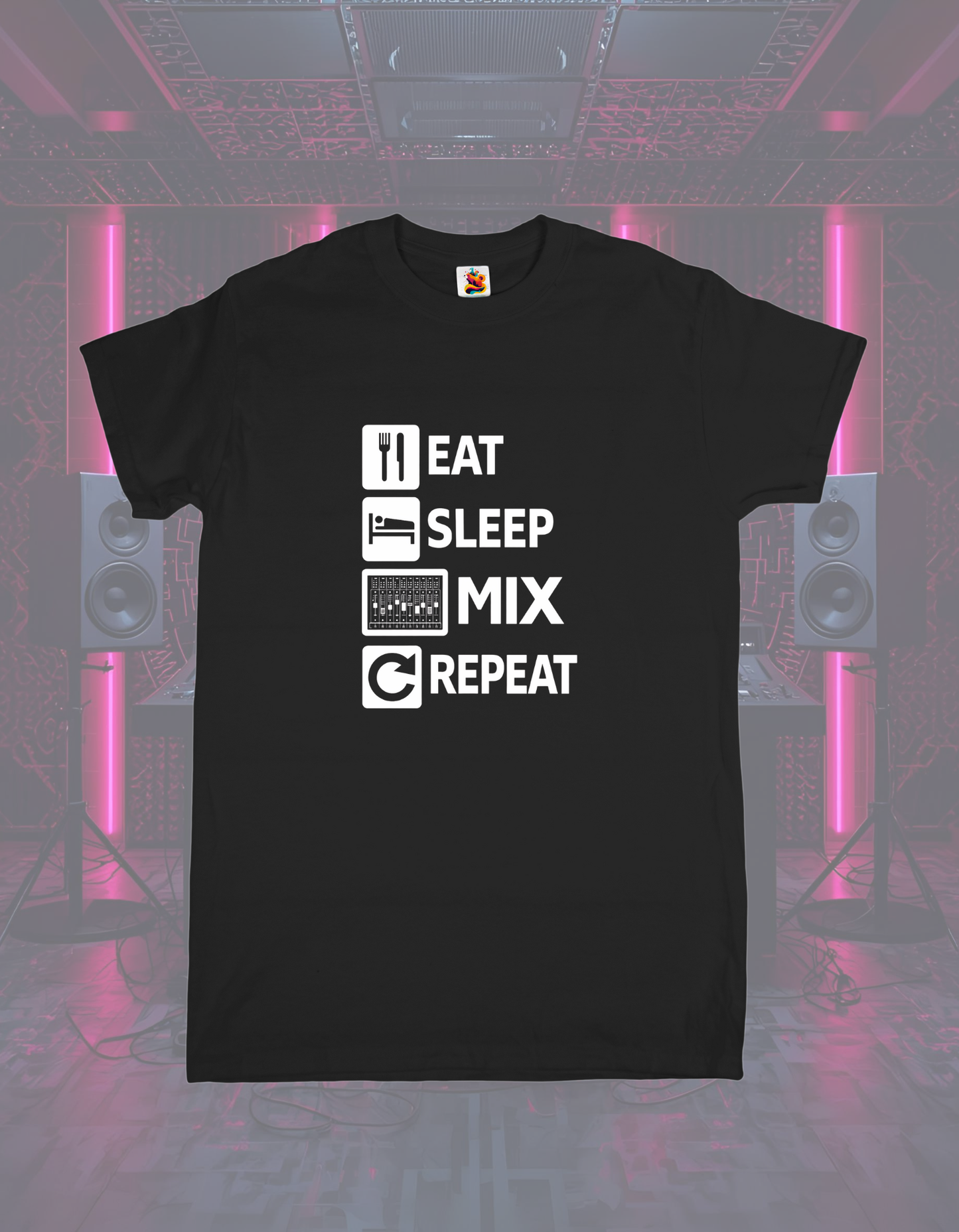 Eat Sleep Mix Repeat Tee