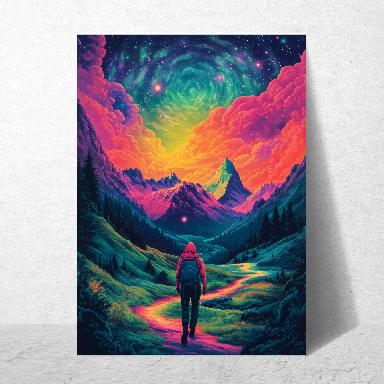 Adventurer on the Way Poster