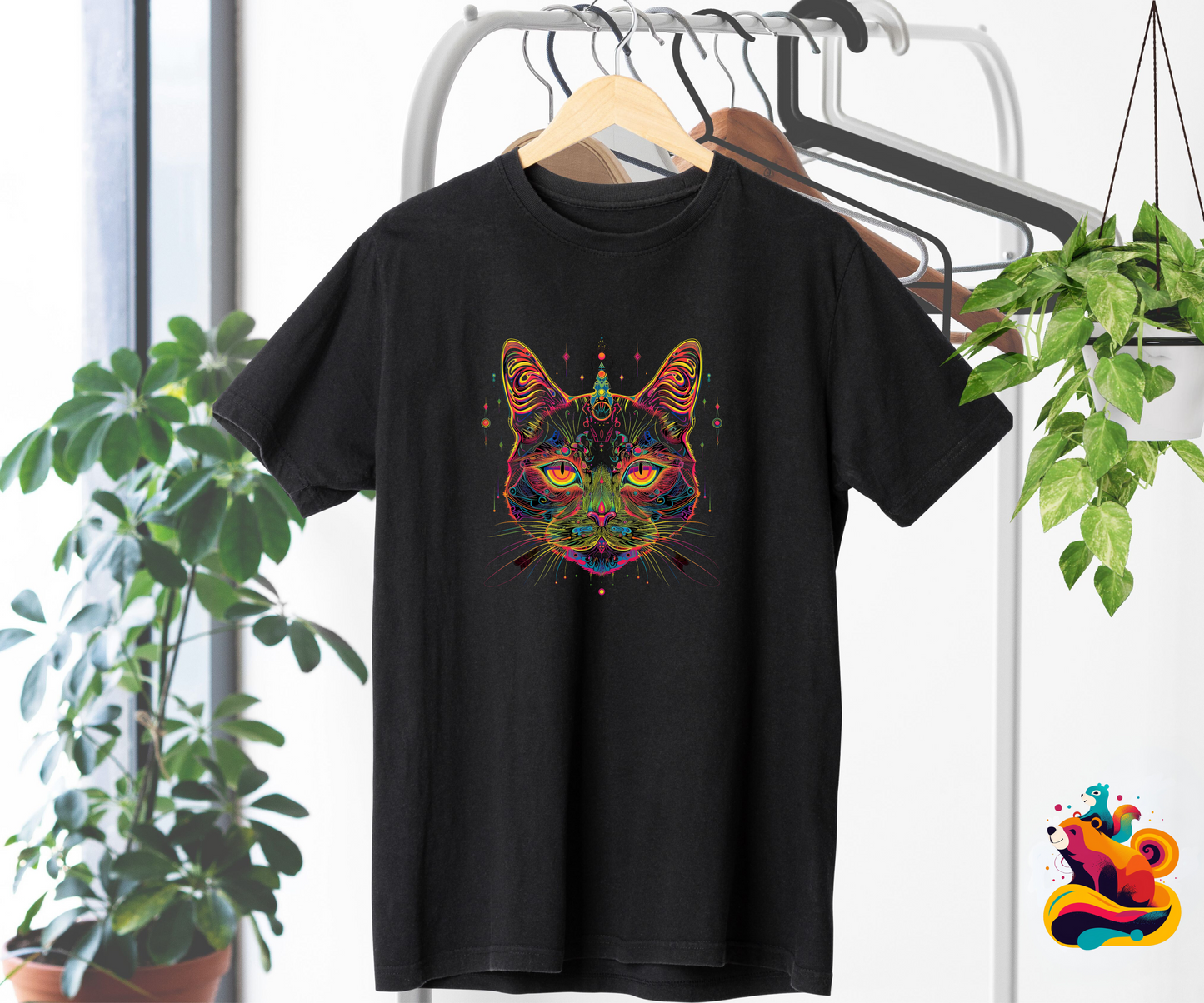 Psychedelic Whiskers Tee