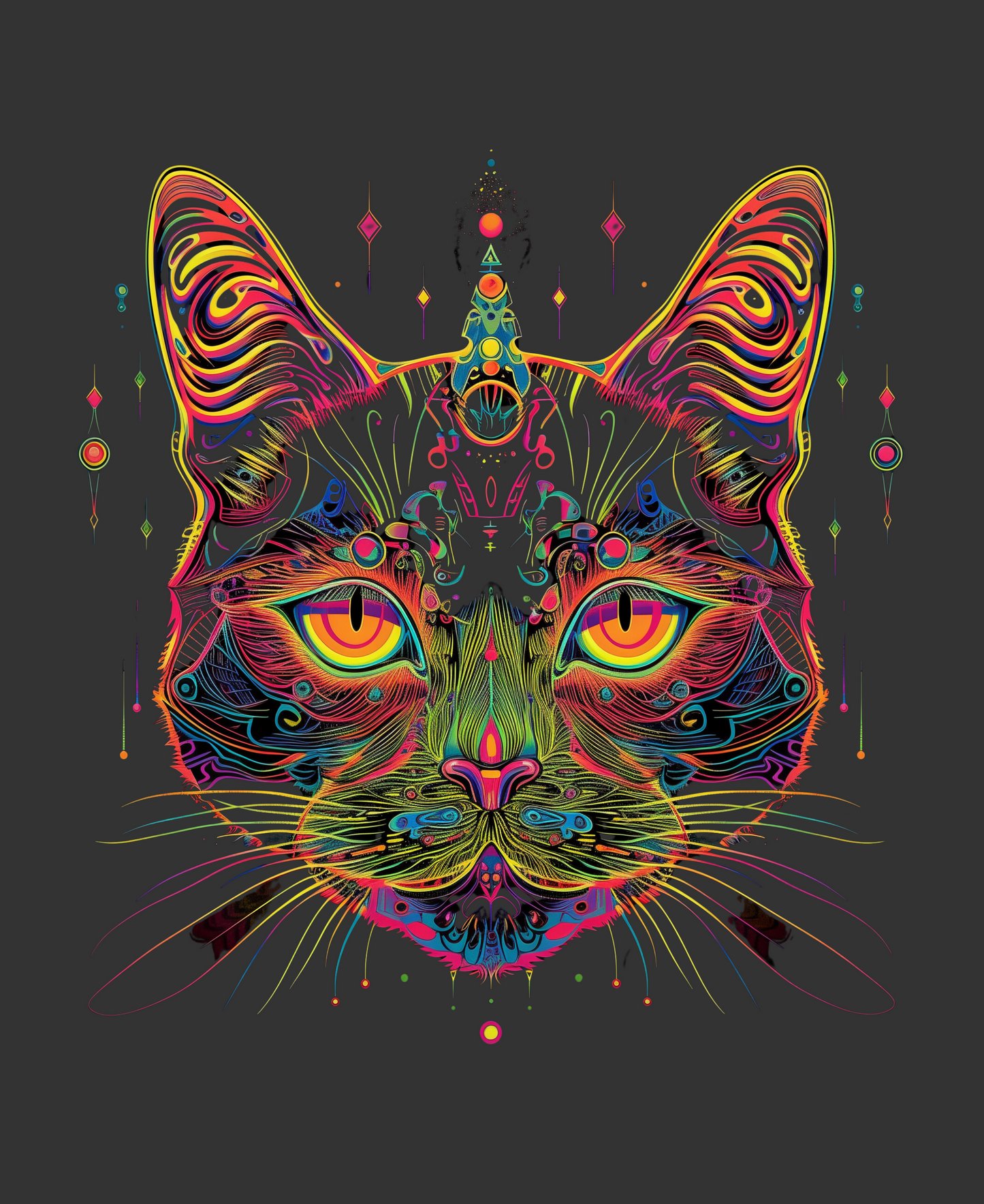 Psychedelic Whiskers Tee