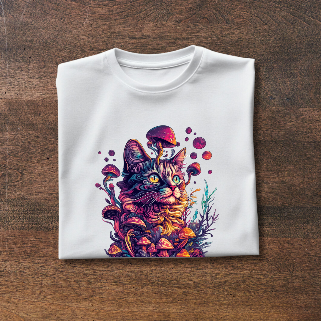 Shroomed Out Kitty Tee