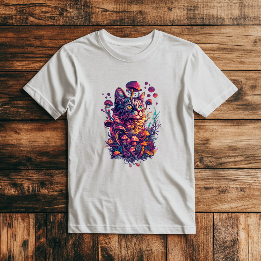 Shroomed Out Kitty Tee