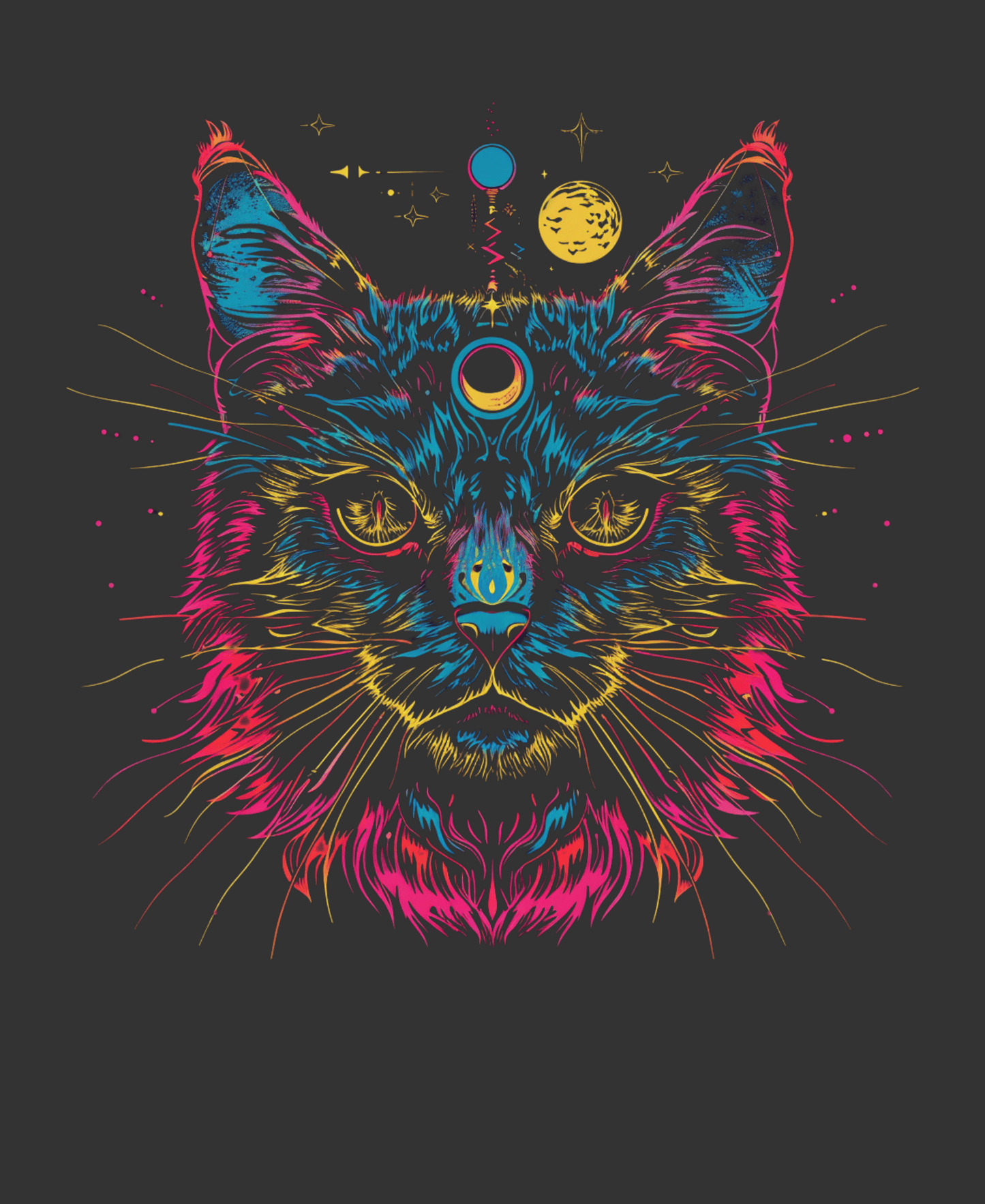 Trippy Whiskers Tee